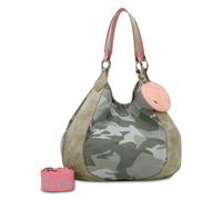 Fritzi aus Preußen Izzy Woo Canvas Schultertasche 32 cm camo jungle (FR5261624) grau