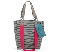 Fritzi aus Preußen Izzy02 Canvas Shopper Tasche 32 cm grau