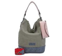 Fritzi aus Preußen Izzy07 Olga Canvas Schultertasche 27 cm braun