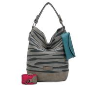 Fritzi aus Preußen Canvas Izzy07 Olga Hobo Bag Zebra Wild