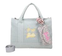 Fritzi Malibu Denim Limited Barbie Tote Bag Fresh Blue Recyceltes Denim Damen Schultertasche Handtasche Freizeit Stadt mit Reißverschluss Innenfach 29.5 x 40 x 14 cm, Blau