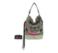 Fritzi aus Preußen Olga Limited Panther Studs Hobo Bag Black