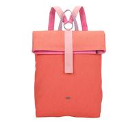 Cityrucksack FRITZI AUS PREUSSEN "Izzy03" Gr. B: 18 cm, orange Rucksäcke mit stufenlosvertellbaren Trägern (83288744-0)