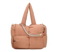 Fritzi aus Preussen Schultertasche Brigitte X Fritzi Weave Limited Puffed Sky Shopper Mocca hellbraun