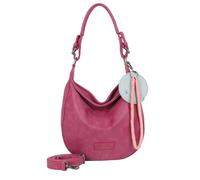 Schultertasche FRITZI AUS PREUSSEN "Fritzi Hobo", Damen, Gr. B/H/T: 10cm x 31cm x 33cm, lila (beere), Lederimitat, unifarben, Taschen Schultertasche, mit abnehmbaren Schultergurt (98639124-0) beere