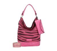Fritzi aus Preußen Canvas Izzy07 Olga Hobo Bag Zebra Pink