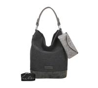 Fritzi aus Preußen Canvas Izzy07 Olga Hobo Bag Black