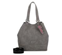 Fritzi aus Preussen Schultertasche Joy01 Rub Shopper Rock grau