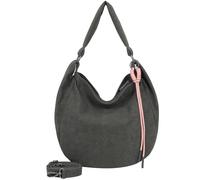 Fritzi aus Preußen Schultertasche Sue01 Suede Jacky Soft Dark Olive mit verstellbarem Schultergurt grau Damen