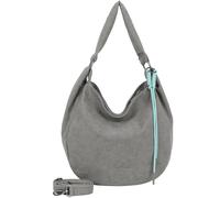 Fritzi aus Preußen Schultertasche Sue01 Suede Jacky Soft Dark Olive mit verstellbarem Schultergurt grau Damen