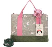 Fritzi aus Preussen Schultertasche Umhängetasche Fritzi x Frida Kahlo Tote Bag Limited Jungle Jungli grün