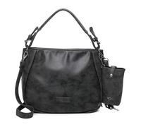 Fritzi aus Preussen Schultertasche Umhängetasche Vintag Fritzi Hobo 2 Black Idol schwarz