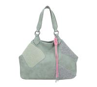 Fritzi aus Preußen Shopper Izzy Medium Limited Happy mit moderner und weicher Flockung grün Damen