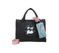 Fritzi aus Preußen Shopper Tote Bag Malibu Denim Limited Barbie mit abnehmbarem Haarband schwarz Damen