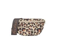 Fritzi Bum Bag Medium Limited Leo Camel Damen Canvas Bauchtasche Waist Bag Gürteltasche Crossbody Umhängetasche Leoprint Animal Print mit Reißverschluss für Alltag Reisen Freizeit 3 L Beige-Braun