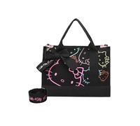 Fritzi aus Preußen Canvas Hello Kitty Tote Bag Limited Outline Black Cat