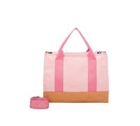 Fritzi aus Preußen Canvas Shopper Candy – Baumwollmix, vegan, 29,5 x 40 x 14 cm, Rosa