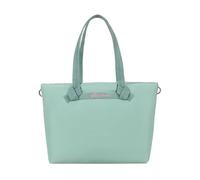 Fritzi Cloud Shopper Jade Shopper ultraleichte vegane Damen Handtasche Einkaufstasche Alltag City mit Reißverschluss, Innentaschen und Steckfach 29,5 x 37 x 13 cm, Gruen
