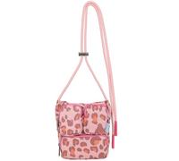Schultertasche FRITZI AUS PREUSSEN "Donny Cross", Damen, Gr. B/H/T: 7cm x 18cm x 14cm, rosa, Baumwolle, unifarben, Taschen Schultertasche, mit zwei aufgesetzten Vordertaschen (30684707-0) rosa