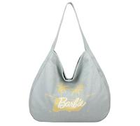Fritzi Easy Hobo Malibu Denim Limited Barbie Hobo Bag Fresh Blue Baumwollmix Damen Schultertasche Freizeit Stadt mit Magnetverschluss Innenfach 43 x 48 x 15 cm, Blau