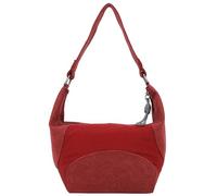 Fritzi Gimmy Sky Mix Hobo Bag Nylon Damen Schultertasche Alltag Reisen Freizeit mit Reißverschluss verstellbarem Gurt 24 x 32 x 6 cm - Braun, Rot, Khaki, Gelb, Schwarz
