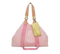Fritzi Izzy Canvas Candy Shopper Baumwollmix Damen Handtasche Festival City Beach vegan abnehmbares Brillenetui 36 x 50 x 16 cm, Rosa