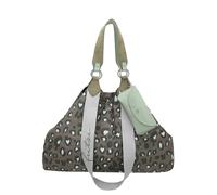 Henkeltasche FRITZI AUS PREUSSEN "Izzy", Damen, Gr. B/H/T: 16cm x 36cm x 50cm, grün (dunkelgrün), Baumwolle, unifarben, Taschen, aus veganen Materialien (95450546-0) dunkelgrün