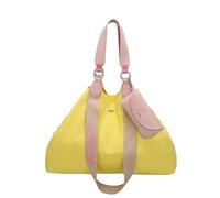 Fritzi Izzy Canvas Sun Shopper Baumwollmix Damen Handtasche Festival City Beach vegan abnehmbares Brillenetui 36 x 50 x 16 cm, Gelb