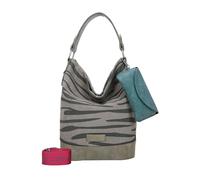 Fritzi aus Preußen Canvas Izzy07 Olga Hobo Bag Zebra Wild