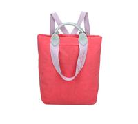 Fritzi Ju Lighty Coral Backpack Nylon Damen Rucksack Festival City Uni ultra leicht verstellbare Träger Kurzgriff 38 x 30 x 17 cm, Rot