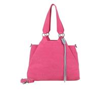 Fritzi Maia Jacky Soft Pink Shoulder Bag Vegan Lederimitat Damen Handtasche Freizeit Alltag mit Reißverschluss abnehmbarem verstellbarem Schultergurt 40,5 x 29 x 15,5 cm, Pink