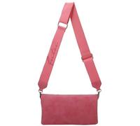 Fritzi Ronja Cross Vintage Squeezy Pink Crossbody Kunstleder Damen Umhängetasche Handtasche Festival City vegan Vintage-Waschung 15 x 29 x 3 cm, Pink