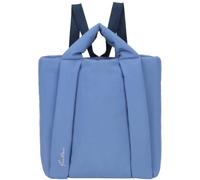 Fritzi Tonnje Backpack Ink Blue Damen große Nylon Rucksack Backpack Cityrucksack Freizeitrucksack mit Reißverschluss und Schultergurten für Alltag Arbeit Reisen Freizeit 21 L Blau