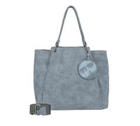 Fritzi x Brigitte Jive Shopper Damen Schultertasche Handtasche Freizeit Alltag Arbeit Reißverschluss Lederimitat 33 x 46 x 18 cm - Grau, Grün, Blau, Schwarz