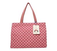 Fritzi x Frida Kahlo Easy 01 Canvas Limited Shopper Schultertasche mit Reißverschluss für Alltag und Shopping 34 x 46,5 x 23 cm - Beige, Blau, Hellblau, Rot, Lila, Taupe, Grün, Koralle
