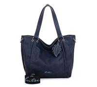 Fritzi02 Eco Damen Shopper Schultertasche Handtasche Alltag Reisen Büro mit Reißverschluss Innenfächern verstellbarem Gurt 33.5 x 54 x 12.5 cm - Grün, Hellblau, Blau, Schwarz, Anthrazit, Braun