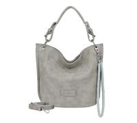 Fritzi aus Preußen Schultertasche Fritzi31N Vintage Hobo Bag Rock vegan Kunstleder Grau 28x26x13 cm