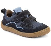 Sneaker FRODDO "Barefoot Base", Damen, Gr. 24, dunkelblau, Leder, Textil, Schuhe Sneaker, Klettschuh, Freizeitschuh, Barfußschuh mit Klettverschluss (83154629-24) dunkelblau