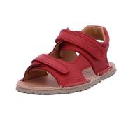 Froddo Flexible Barfußsandalen aus Leder, Doppelklett, FLEXY Mini G3150270 (Red, EU Schuhgrößensystem, Grundschulkind, Numerisch, M, 28)