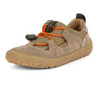 Froddo Barefoot Trekk G3130293 Kinder Barfußschuhe mit Lederfutter, Hellbraun/Olivgrün (Olive), Gr. 37