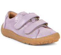 Froddo Barfußschuhe/Sneaker aus Leder mit Doppelklett in Lavendel Glitzer G3130240-12 (G3130240-12 Lavendel, EU Schuhgrößensystem, Grundschulkind, Numerisch, M, 34)