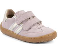 Froddo Barfußsneaker aus Leder Farbwahl mit Doppelklett & Zierstreifen Barefoot G3130292 F-Motion (Pink/Rosa, EU Schuhgrößensystem, Grundschulkind, Numerisch, M, 29)