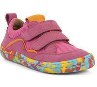 Froddo Barfußsneaker Leder + Meshbesatz PINK Bunte Camouflage Sohle Barefoot * G3130261 (EU Schuhgrößensystem, Grundschulkind, Numerisch, M, 27)