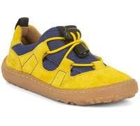 Froddo Barfußsneaker mit Elastiksenkel, Leder & Mesh Gelb/Kobalt Barefoot Track G3130243-3 (Gelb, EU Schuhgrößensystem, Grundschulkind, Numerisch, M, 34)