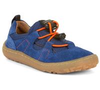 Froddo Barfußsneaker mit Elastiksenkel, Leder & Mesh in Kobalt BLAU Barefoot Track G3130243 (G3130243, EU Schuhgrößensystem, Grundschulkind, Numerisch, M, 27)
