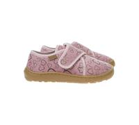 Froddo Canvas Barfußschuhe/Hausschuhe, softe, flexible Minimalsohle v Rosa Gold Herz G1700421