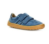 Froddo Barfußschuhe F-Motion – Leder, Doppelklett & Zierstreifen – Denim Gr. 35