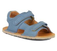 Froddo Flexible Barfußsandalen aus Leder, Doppelklett, FLEXY Mini G3150270 (Jeans Blau, EU Schuhgrößensystem, Grundschulkind, Numerisch, M, 32)