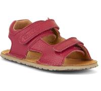 Froddo Flexible Barfußsandalen aus Leder, Doppelklett, FLEXY Mini G3150270 (Red, EU Schuhgrößensystem, Grundschulkind, Numerisch, M, 28)
