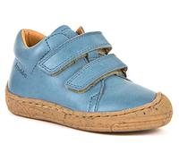 Froddo Flexible Leder Halbschuhe Klett, Barfußschuhe, Schmal in Jeansblau v 2130237-1 (Numeric_21)